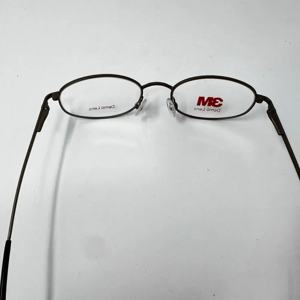 3M DP810 Brown Safety Eyeglass Frames 51-19-145 ANSI Z87-2 Demo Lenses